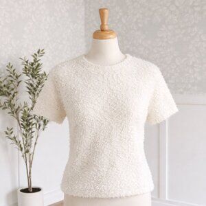 Zara Knit White Top